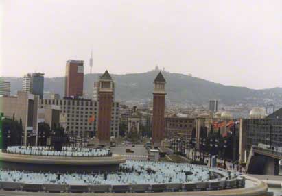 Blick vom Museo de Catalunya