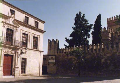 Burg in der Stadt